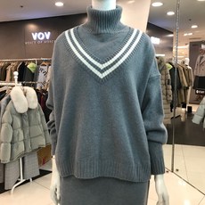 보브 V 터틀넥 캐시미어 니트 7119450605 뉴코아일산