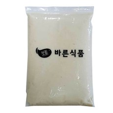 바른식품 어묵반죽 2kg (순살) / 무색소 무방부제 밀가루없는 수제어묵 업소용어묵 가마보코, 1개