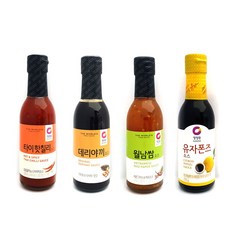 1+1 청정원 소스 핫칠리 데리야끼 월남쌈 소스 드레싱, 청정원 월남쌈 240g+타이핫칠리소스 235g