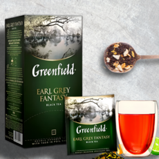 Greenfield чай Earl Grey Fantasy, 25 пакетиков по 2 г