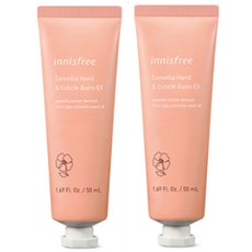 이니스프리 동백 핸드 앤 큐티클 밤 2개세트 (50ml+50ml) (NEW), 단일상품