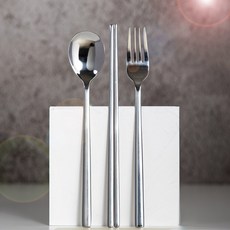 심플라인 수저 포크세트 숟가락 젓가락 포크, 숟가락2+젓가락2+디너포크2, 1개