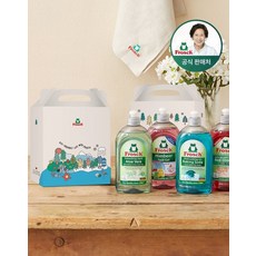 [김혜자PICK] 프로쉬 주방세제 선물세트(맨손 주방세제 500ml 2개+전용펌프+선물박스)