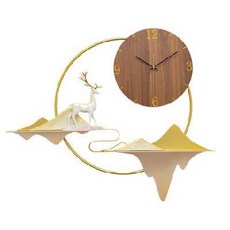 벽 시계 개성 센스 있는 집들이 선물 대형 LED 신중국식 거실용 벽시계 디어 아트 심플, 오류 발생시 문의 ( 길동상사 ), 오류 발생시 문의 ( 길동상사 )