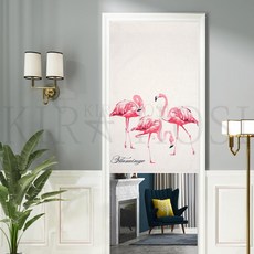 kirahosi 빈티지 가리개커튼 바란스커튼 주방 현관 못없이 커튼 183호+덧신증정 ARhblh8y, 사진색 11#전체형