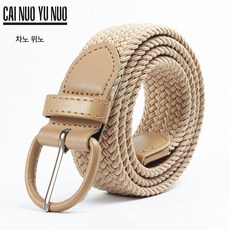 스판 캐주얼 위빙 벨트 남성 벨트 여성 밴딩 벨트