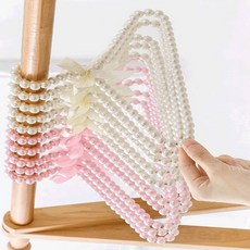 강아지행거 옷걸이 진주 애견가구 촬영용 귀여운옷걸이 드레스룸, 핑크