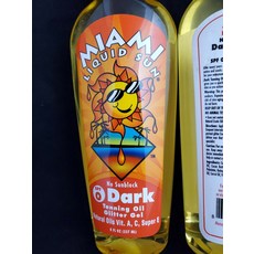 Mi 리퀴드 Sun DARK 태닝 OIL SPF 0 8 온스(1온스=약30g) . Vit. ACSuper E, 1개, 237ml
