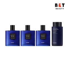 보닌 더 캐릭터 로열 블루 에멀전 140ml x3 + 릴리프 샴푸 250ml, 단품 - 보닌로얄블루