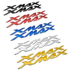 야마하 XMAX300 스티커 3D 로고 데칼 엠블럼 엑스맥스300, Red - 레드, 1개