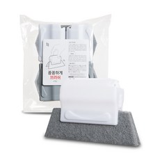 일상공감 꼼꼼하게 브러쉬 1세트 (화이트2p+그레이2p)