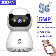 JOOAN 스마트 홈 실내 무선 IP 감시 카메라 CCTV 카메라 AI 추적 보안 베이비 모니터 5G 와이파이 5MP, 02 US plug_01 3.6mm_01 CHINA, 05 3MP Add 64G Card