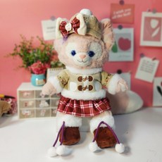 디즈니 리나벨 핑크 봉제인형 드레스 더피와친구들 귀여운 여우 장식인형 옷 40cm, BY + 40cmcm