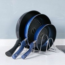 엠에스리빙 후라이팬 4단 정리대, 단품, 1개