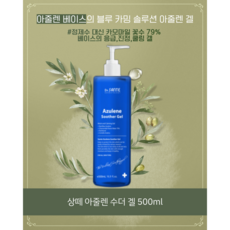 상떼 아줄렌 수더 겔 500ml 진정 수분 마사지겔 SANTE Azulene Soother Gel 500ml, 1개