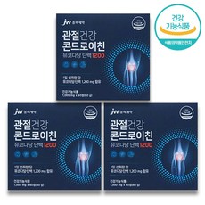 JW중외제약 관절건강 콘드로이친 뮤코다당 단백 1200, 60정, 3박스