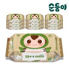 순둥이 생분해물티슈 그린에디션 리필형 80매 10팩RaR-01 -