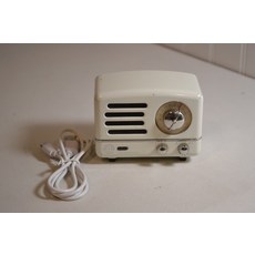 The Little 프린스 Prince FM 라디오블루투스 스피커 WHITE충전 코드, 1개