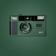입문용 레트로 감성 필카 Vibe501F 다회용 필름카메라, 1개, 06. 블랙