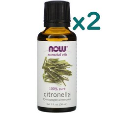 NOW 시트로넬라 Citronella 에센셜 오일 30ml x2개