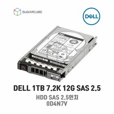 DELL 1TB 7.2K 12G 2.5 SAS HDD R730 0D4N7V 정품 중고서버hdd