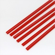 카마코 커피스틱 18cm 레드, 3개, 1000개입