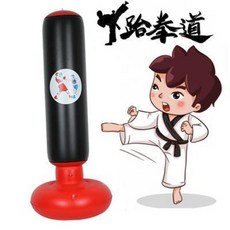 스트레스해소법 쉐도우복싱 머신 아기샌드백 권투 오뚜기 샌드백 스탠딩식 가정용 피트니스 어, 01 1.2 블랙복싱 오뚝이 송기통+장갑