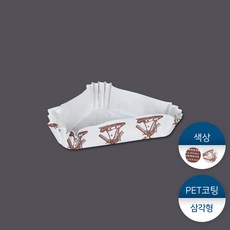 패킹콩 주름컵-삼각형, 스윗초코, 1개