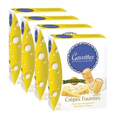 Gavottes 가보트 프랑스 네르담 치즈 미니 크레페 60g x 4팩, 1개