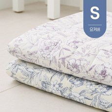 30수 순면 광목 누빔 바닥 요커버 싱글 S