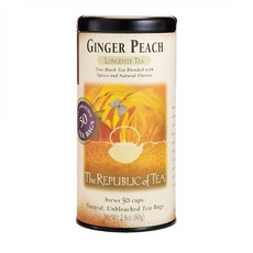 The Republic of Tea 블랙티백 50개입 진저피치 The Republic of Tea Ginger Peach Black Tea Caffeinated, 1