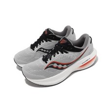 Saucony 사우코니 트라이엄프 21 와이드 콘크리트 블랙 레드 남성 러너 로드 런닝화 S2088230