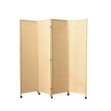 이동형파티션 바퀴달린 접이식 달린 공간분리 책상 칸막이, 1.5m*40cm폭 4매, 4개