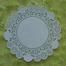 도일리페이퍼 5인치 250매 원형 도일리 (지름 12.7cm 화이트색상)
