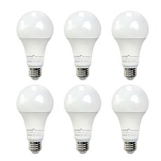 번개표 LED 전구 삼파장 램프 볼전구 벌브 볼램프 (6개입), 1개, 전구색