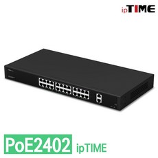 EFM네트웍스 ipTIME PoE2402 24포트 PoE 지원 스위칭허브