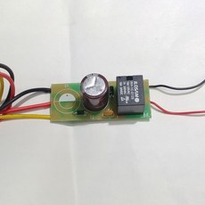 12V 10A 재부팅 방지 3초용 보드릴레이모듈 다이용 보드, 1개