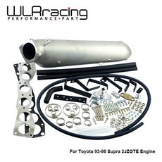 WLR RACING Toyota 2JZ Intake Manifold 고품질 새 브랜드 용 93 98 Supra 2JZGTE 용 CAST ALUMINUM INTAKE MANIFOLD, 흡기 다기관
