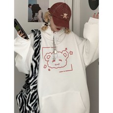 ANYOU 캐주얼 커플후드티 패션 트렌드 남녀공용 커플 핏
