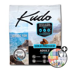  쿠도 사료 콜드프레스 냉온 동결 압착 사료, 쿠도 피쉬 어덜트라지 7.5kg+상전사은품 