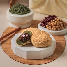 [박미선떡]콩 쑥개떡 한박스 1+1 식사대용 개별포장 떡, 2박스, 600g