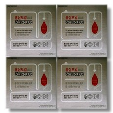 [정품발송] 정관장 홍삼오일 알엑스진 클린 502mg x 60캡슐 4박스 492421, 4개, 60정