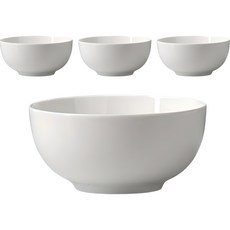IWAIE STORY碗 大碗, 白色, 4個