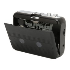 FM USB AA 블루투스 휴대용 카세트 플레이어 라디오 헤드폰 및 자동 리버스