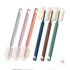 하이비 몽글이 롱 와이드솔 5p/ 몽글이 롱 듀얼 프로솔 5p/ 롱손잡이/ 최고급 스펀지, 몽글이 롱 와이드솔5p인디핑크