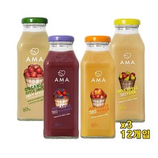 아마타임 저스트 애플 4종 300ml X 12입, 12개