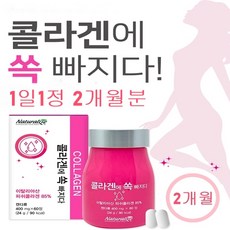 저분자 피쉬콜라겐 프락토올리고당 히알루론산 함유 비린내 없는 피쉬 콜라겐 약2개월분