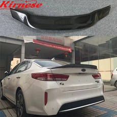 16-18 기아 K5 FRP 카본 스타일 리어 스포일러 윙 ABS 카본 룩, white