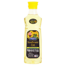오뚜기 프레스코 해바라기유, 500ml, 16개