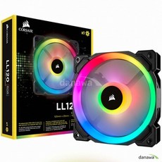 커세어 LL120 RGB 레인보우 1PACK 컴퓨터 케이스 LED 쿨러 정품